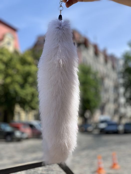 Хвосты  чернобурки, песца  и лисы на карабіні ,теріани для квадробіки