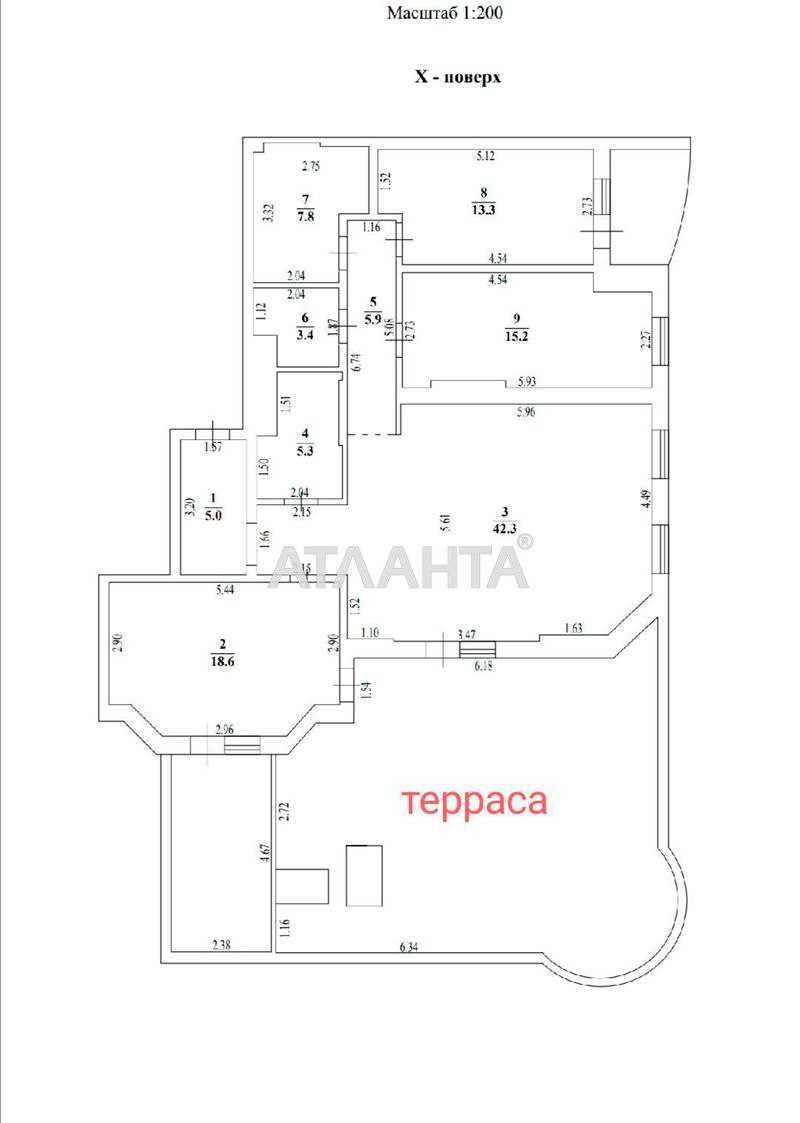 VIP 3-ком. с ТЕРРАСОЙ в ЖК Милос на 7-й Фонтана. Дорогой ремонт, 80%.