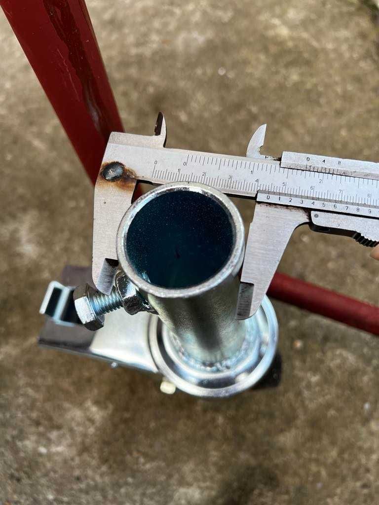 Komplet 4szt kółka koła do Rusztowania warszawskiego z hamulcem 160mm