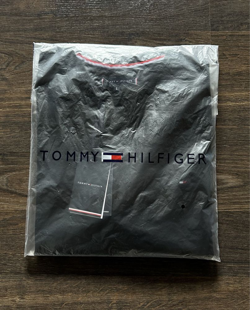 T-shirt męski czarny Tommy rozmiar XXL