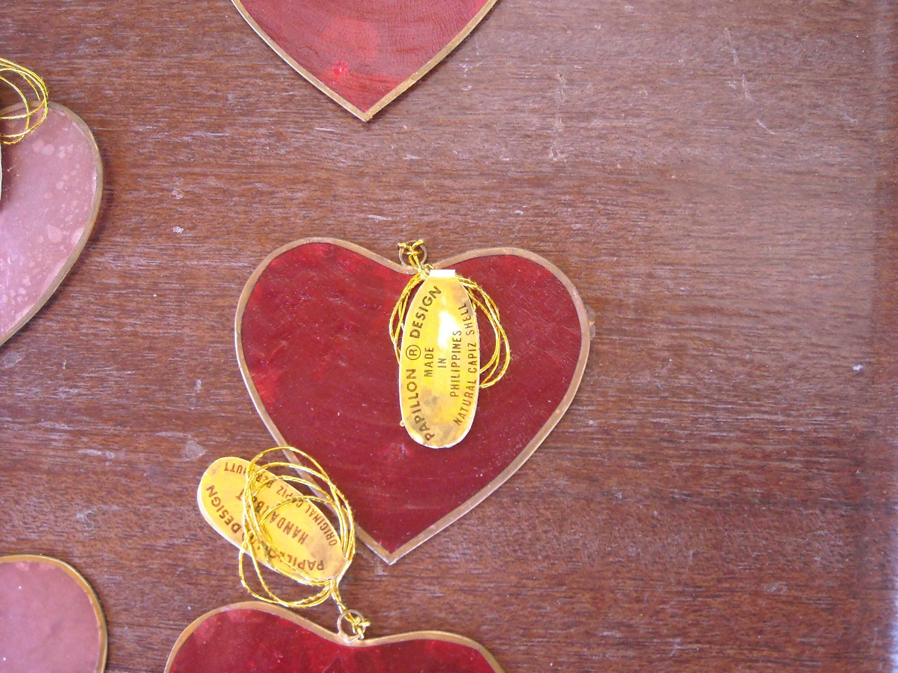 Pendentes Coração coraçoes concha natural - bijuteria artesanato Novo