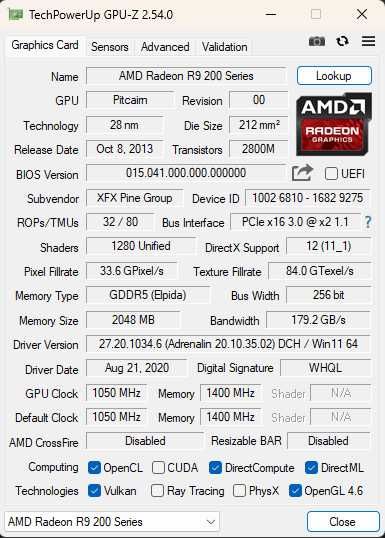 XFX Double D R9 270X