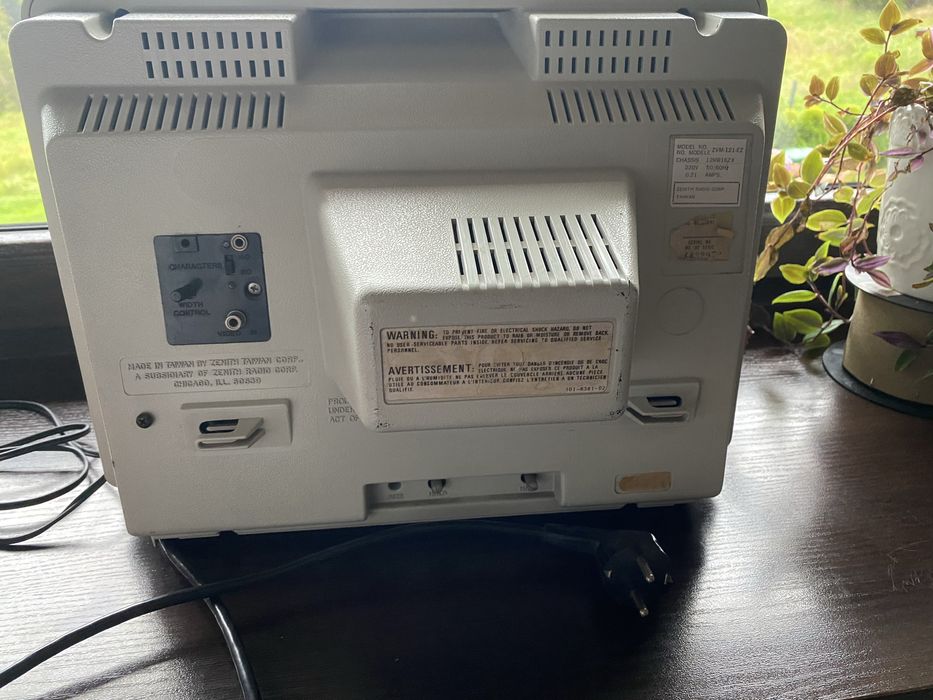 Monitor Zenith 12 cali zielony, green, ZVM-121 plus kabel Amiga, Atari