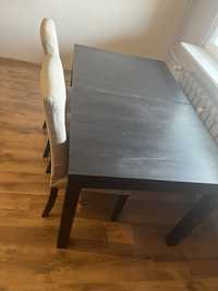 Stół z krzesłami bergmund ikea