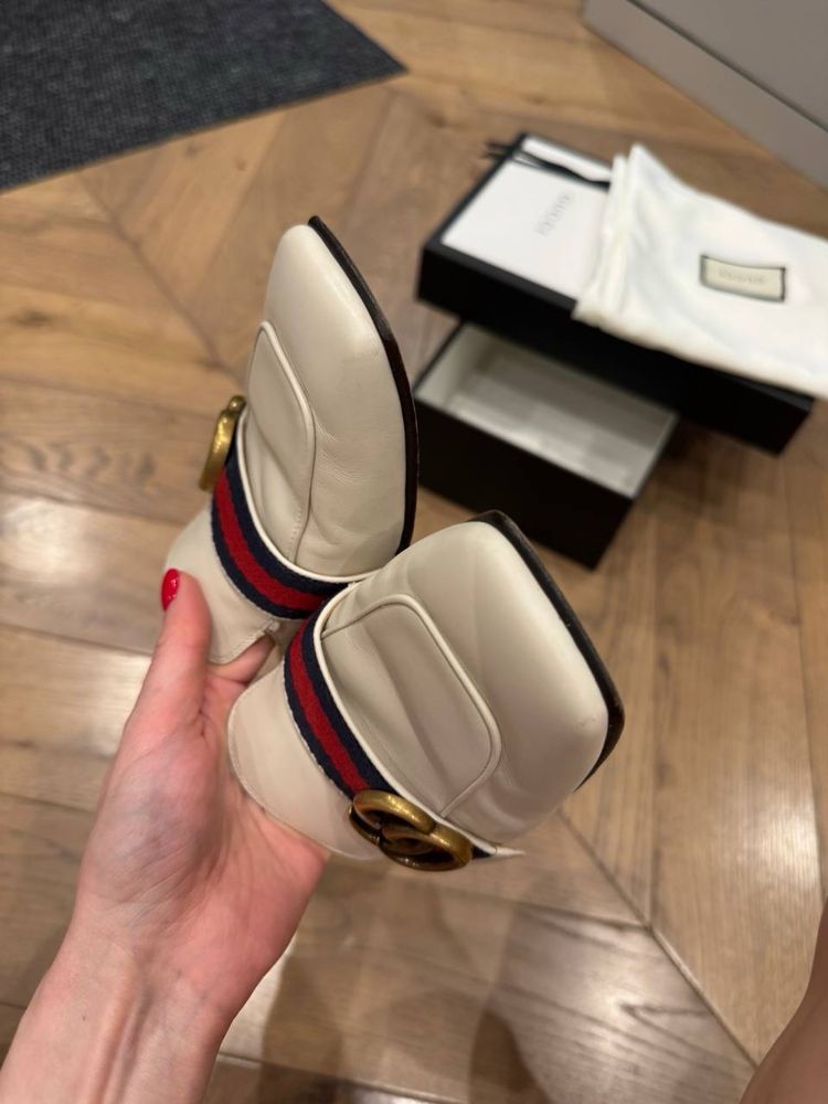 Мюлі Gucci білі оригінал 37 р