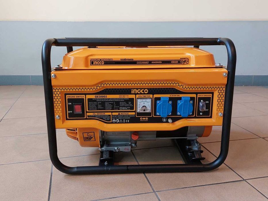 Бензиновый генератор INGCO GE30005, 2.5/2.8 кВт. Гарантия!