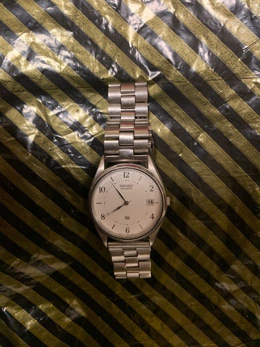 Męski zegarek Seiko z datownikiem Quartz