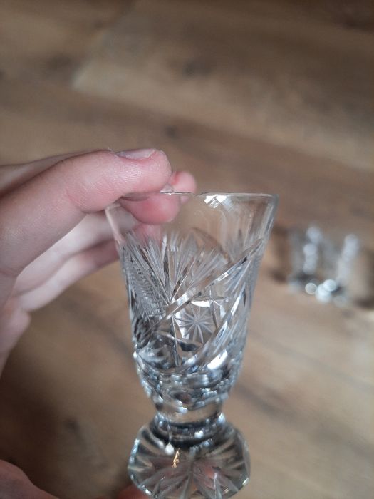 Komplet ozdobnych kieliszków