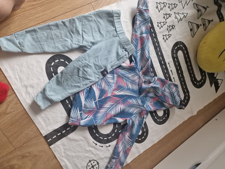 Zestaw bluza spodnie slimy koszulka mikko 92/98