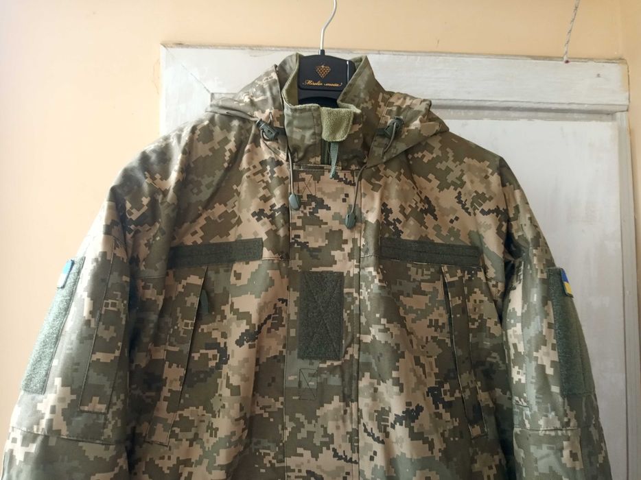 Куртка 52/4 зимова нова піксель бомбер тактична військова парка тепла