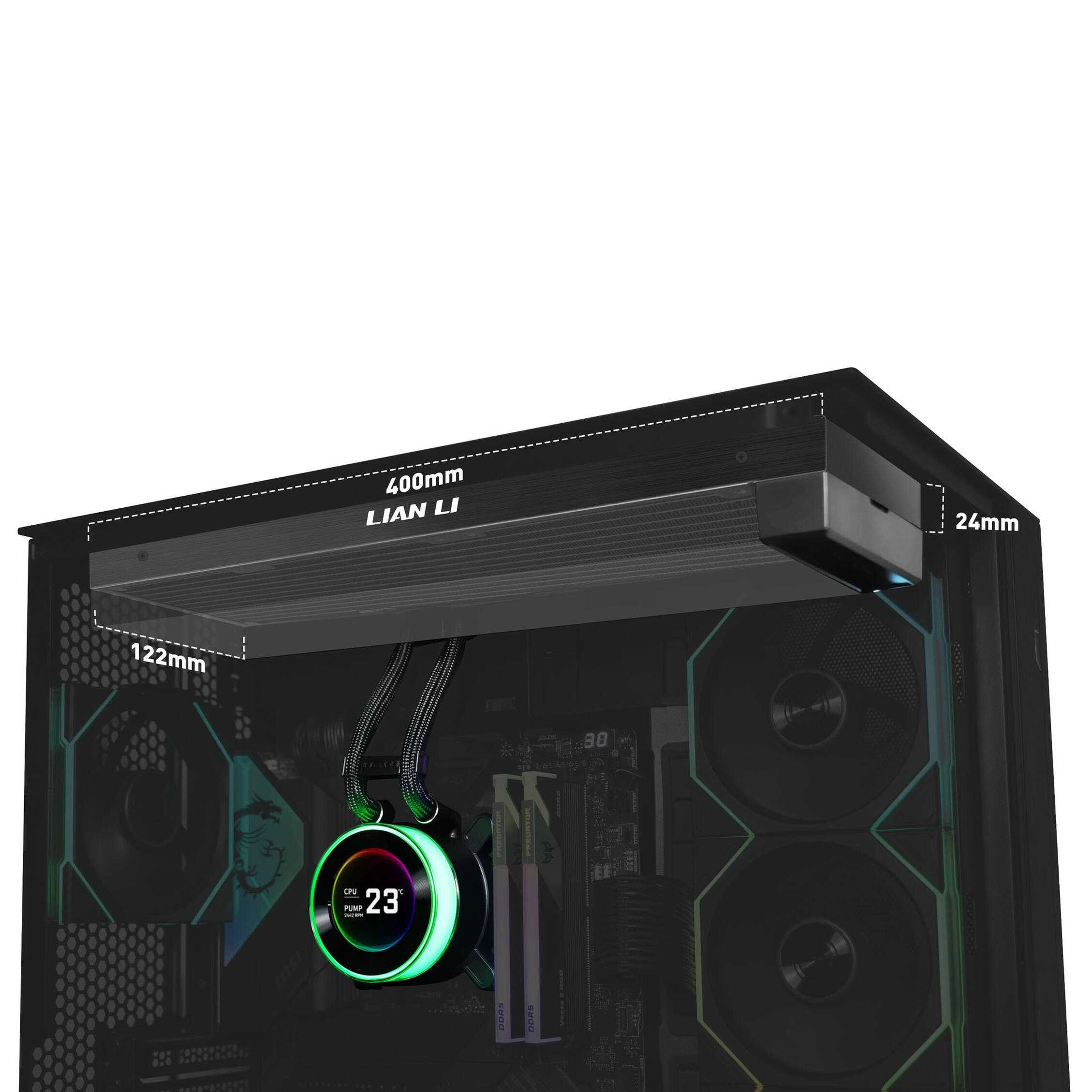 СВО Lian Li HYDROSHIFT II LCD-C 360N Fanless ARGB ( в наличии)