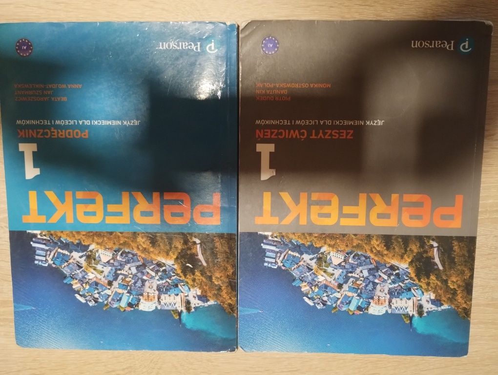 Podręcznik i ćwiczenia do j.Niemieckiego perfekt 1 wydawnictwo Pearson