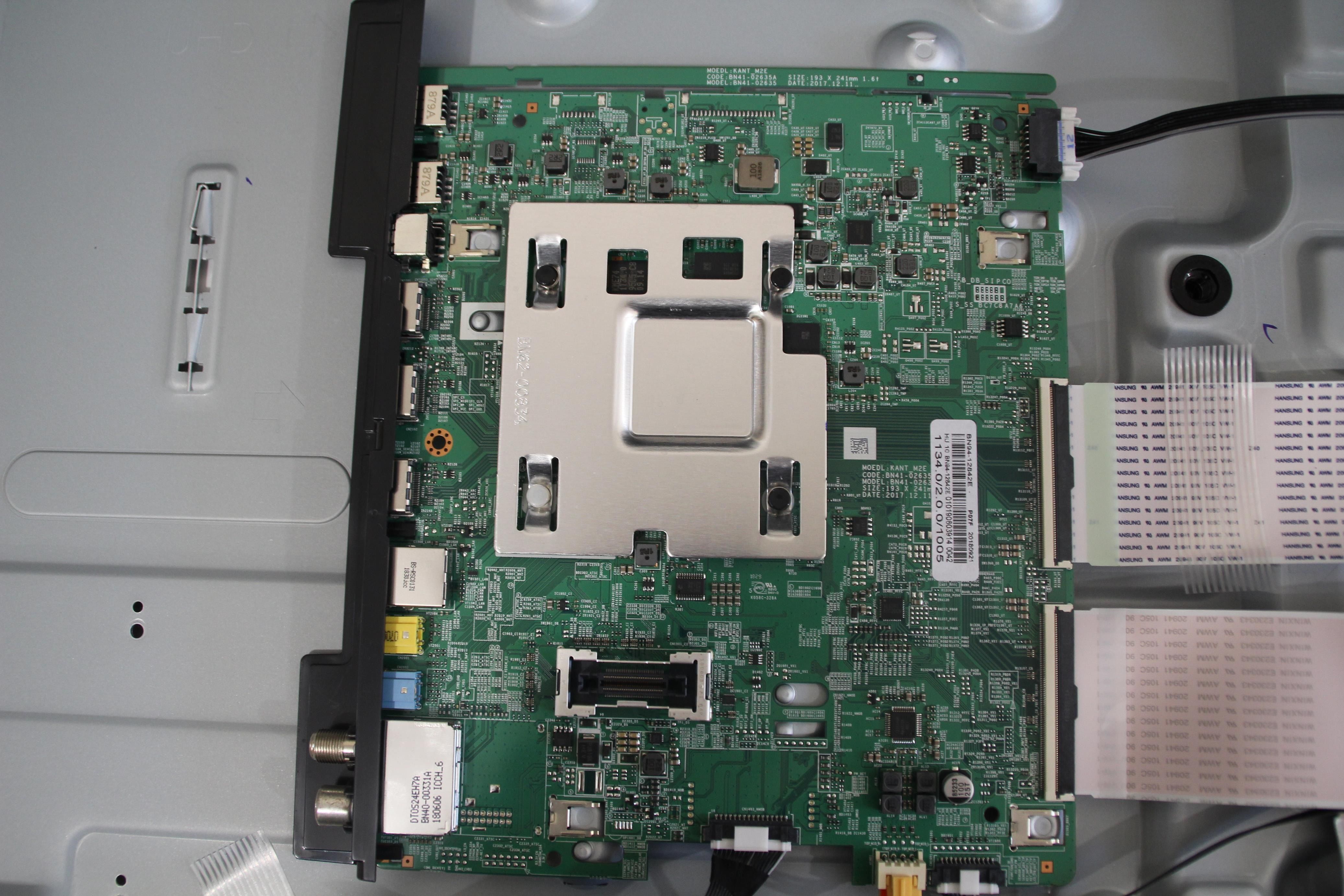‼️ Samsung ue55nu7402u. Разбитый на разборку. BN94-12842E, BN44-00932C