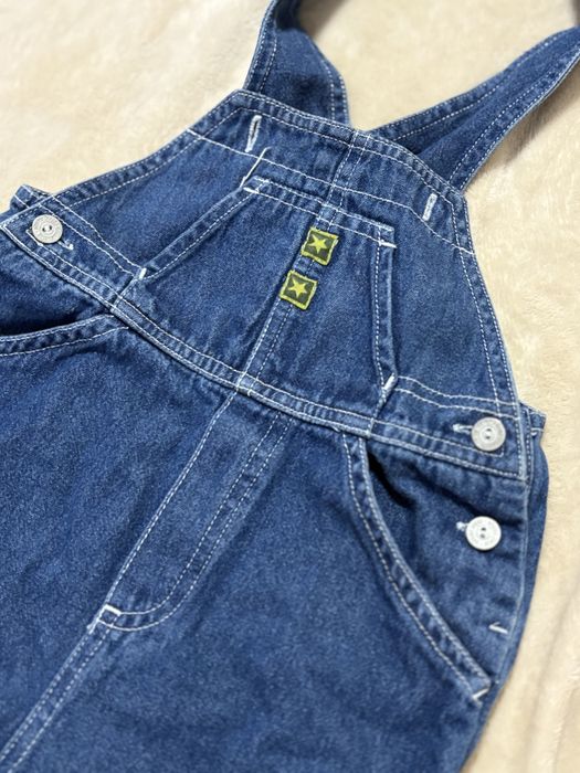 Джинсовий дитячий комбінезон 6-9 місяців
