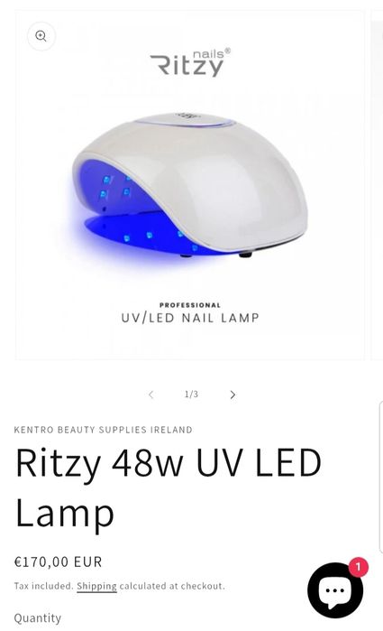 светодиодная/УФ-лампа Ritzy Nails 48 Вт