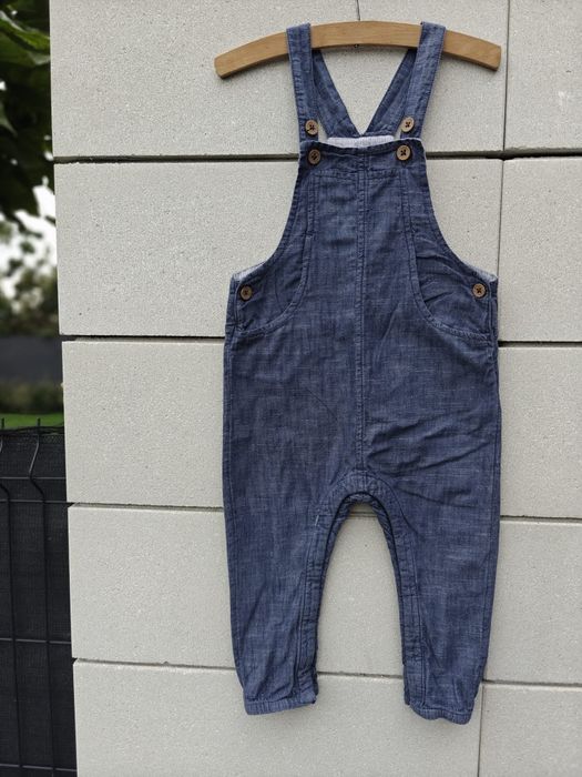 Ogrodniczki cienki jeans newbie 86