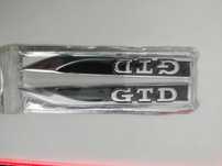 Emblemas laterais VW GTD (wing)