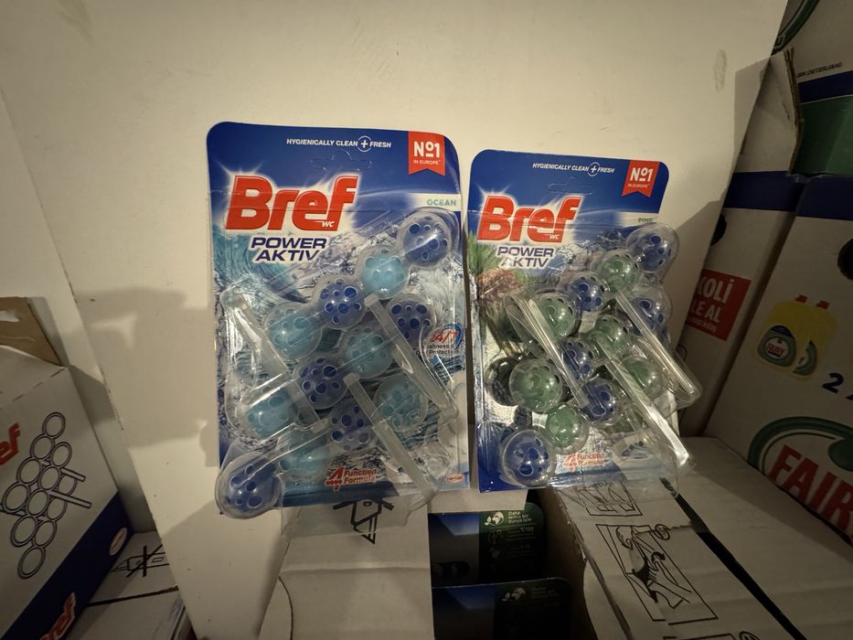 Kostki do toalety bref - 3 sztuki w opakowaniu