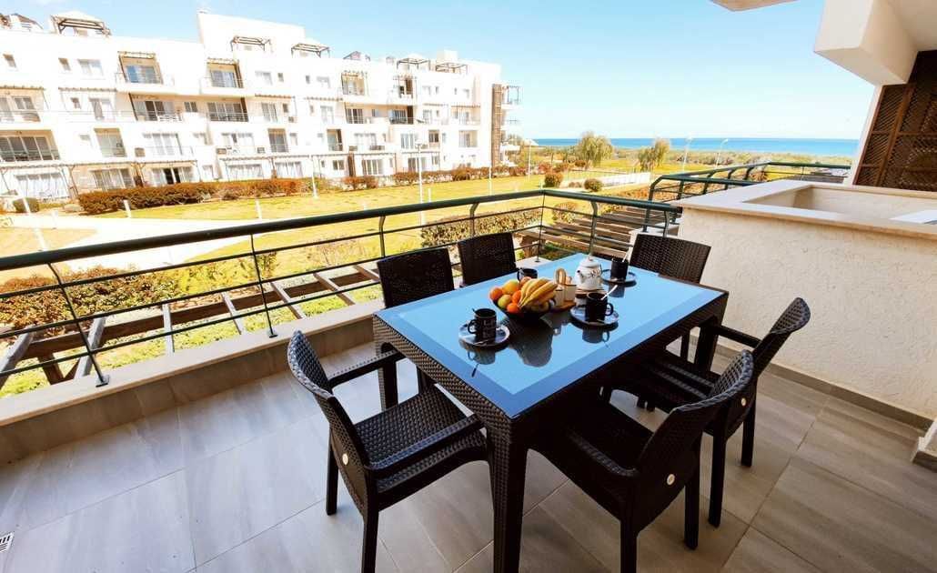 Квартира 86м2+13м2 терраса/Апартамент 3+1 в 100м от моря, мебель Кипр