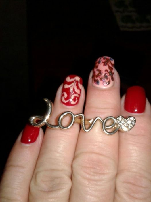 Недорого двойное кольцо Avon