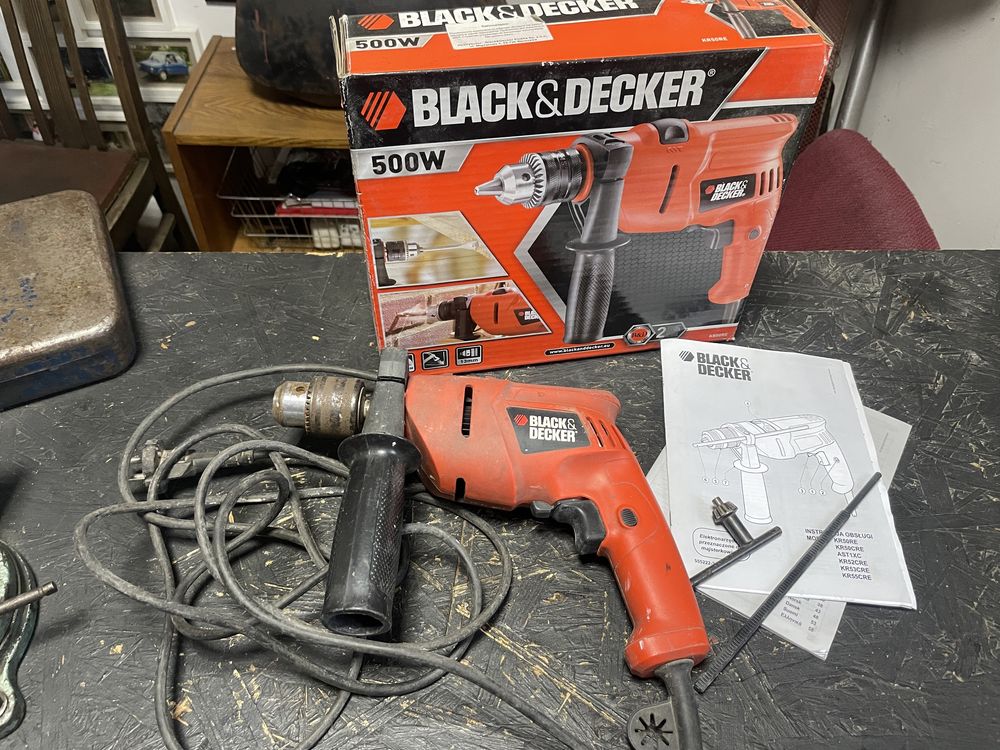 Wiertarka udarowa Black Decker KR50RE slask