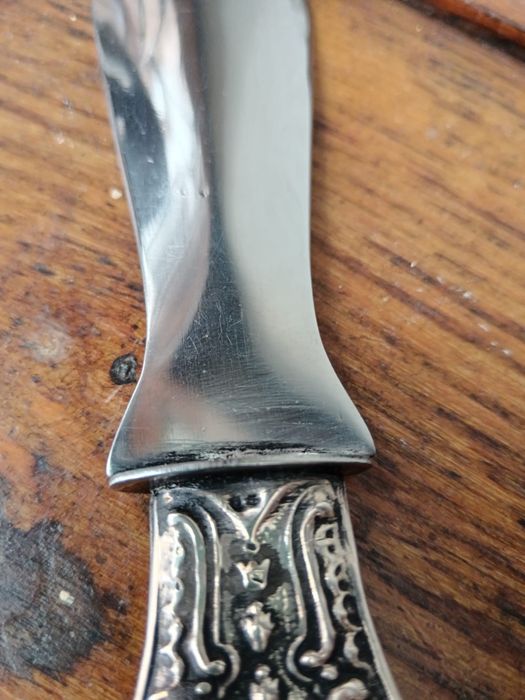 Calçadeira com o cabo em prata