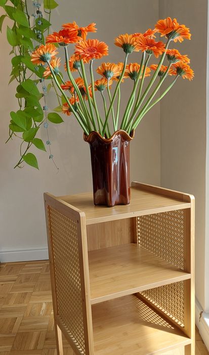 Nowa półka do salonu szafka nocna regał łazienki bambusowym ratanowy