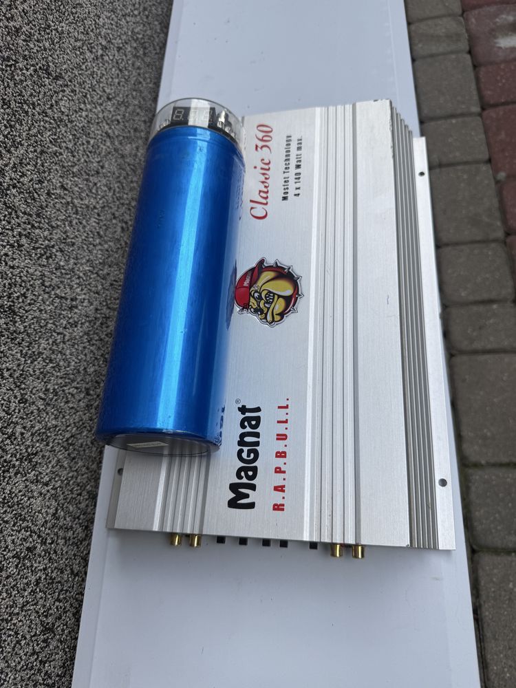 Wzmacniacz car audio Magnat classic 360 4x140w kondesator