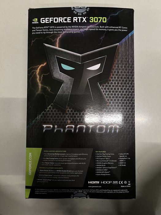 Karta graficzna Gainward GeForce RTX 3070 Phantom 8GB GDDR6