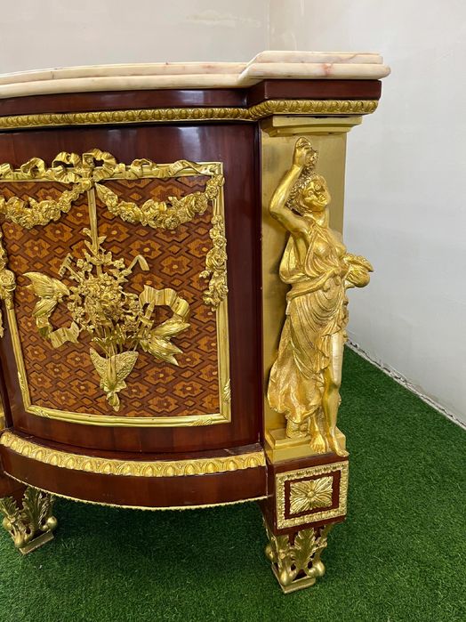 MASYWNA POSTACIOWA komoda - bufet w stylu barokowym