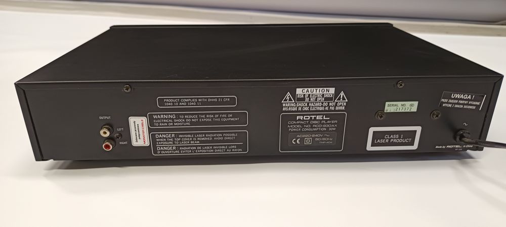 Cd Player  ROTEL RCD-930AX