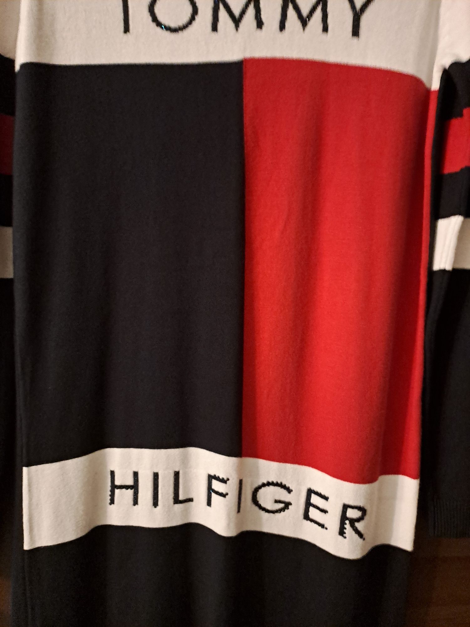 Sweter sukienka Tommy Hilfiger m/l