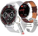 Smartwatch Damski Zegarek Rozmowy Pulsometr Sen Kroki 3 Paski Cienki