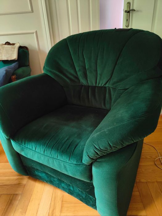 Sofa i dwa fotele, zestaw wypoczynkowy