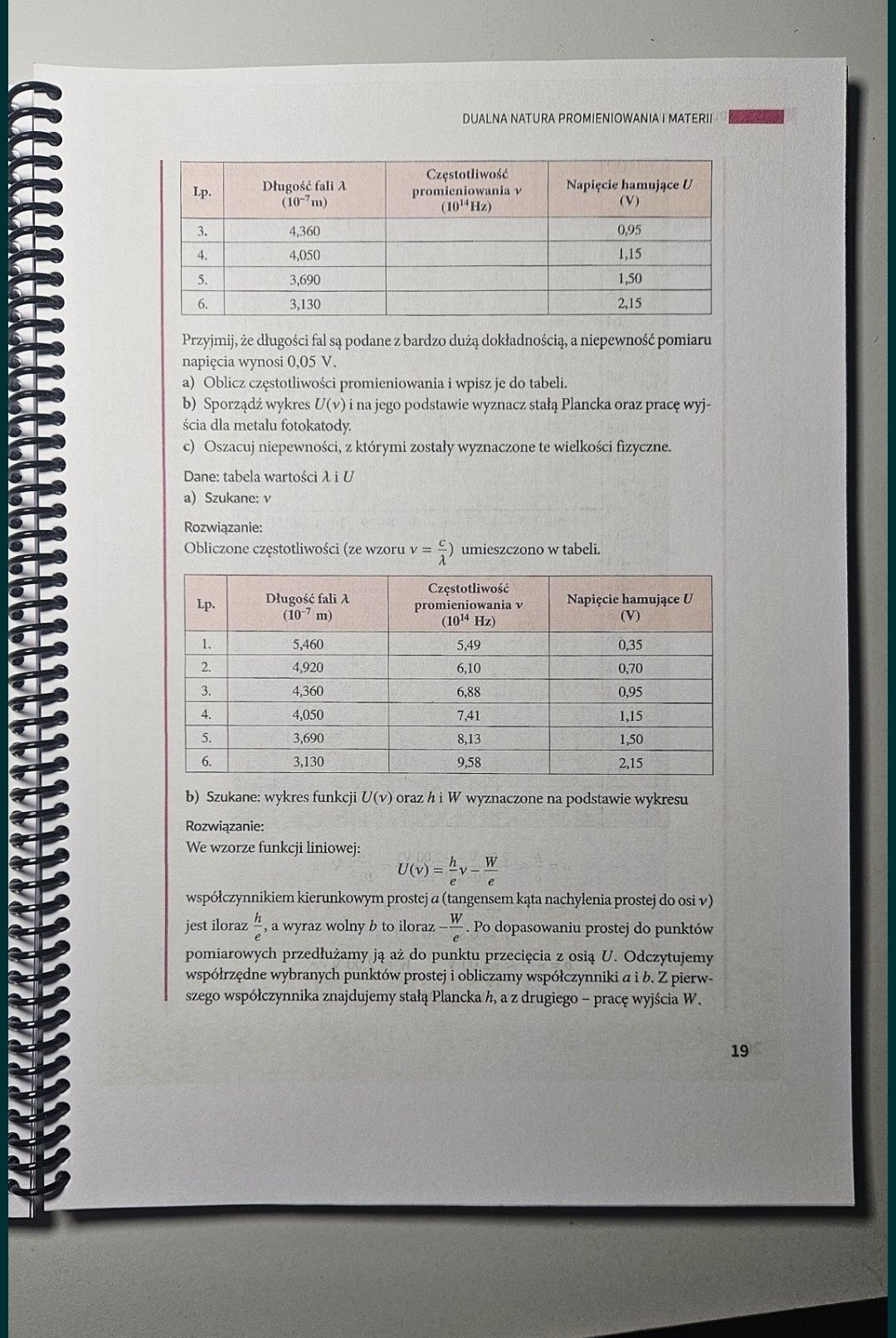 Zbiór zadań Fizyka klasa 4 WSiP liceum zakres rozszerzony Matura Bożek