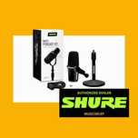 SHURE MV7+-K-BNDL mikrofon podcastowy zestaw statyw Gator
