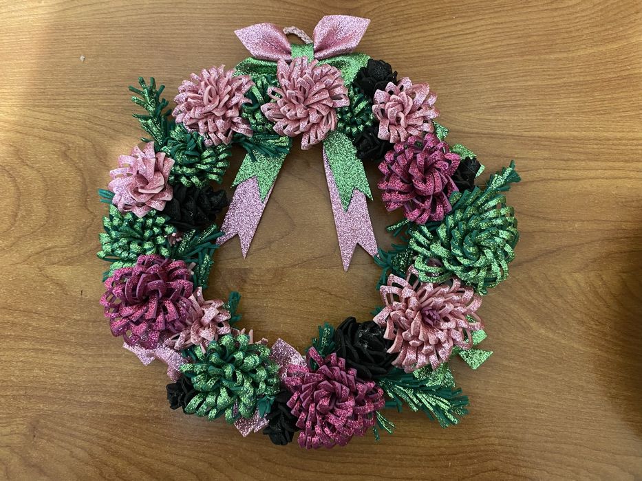 Новорічний вінок, декор до Нового року