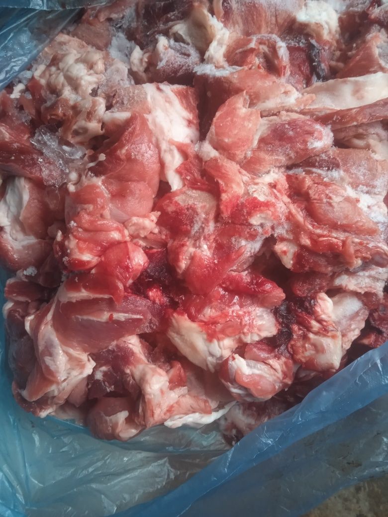 Мясо свіже свинячі обрізки на ковбасу.фарш.