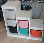 IKEA Trofast z pojemnikami