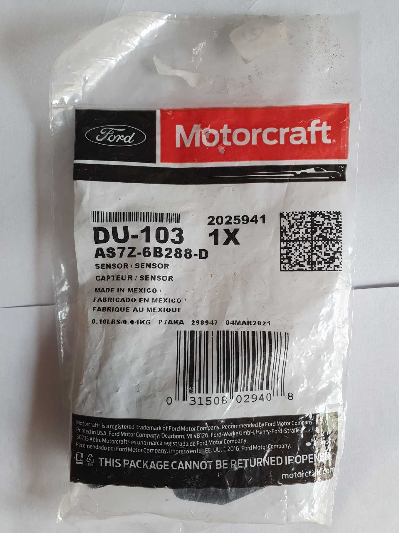 Ford/Motorcraft, AS7Z6B288D		
Датчик положения распредвала