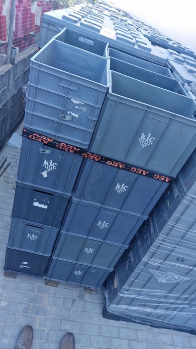 Caixas caichas palotes plástico 600x400x440 e 600x400x120