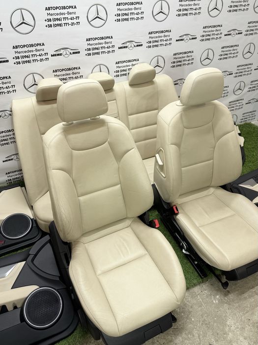 W204 салон сидіння кожа amg амг Mercedes Авторозборка