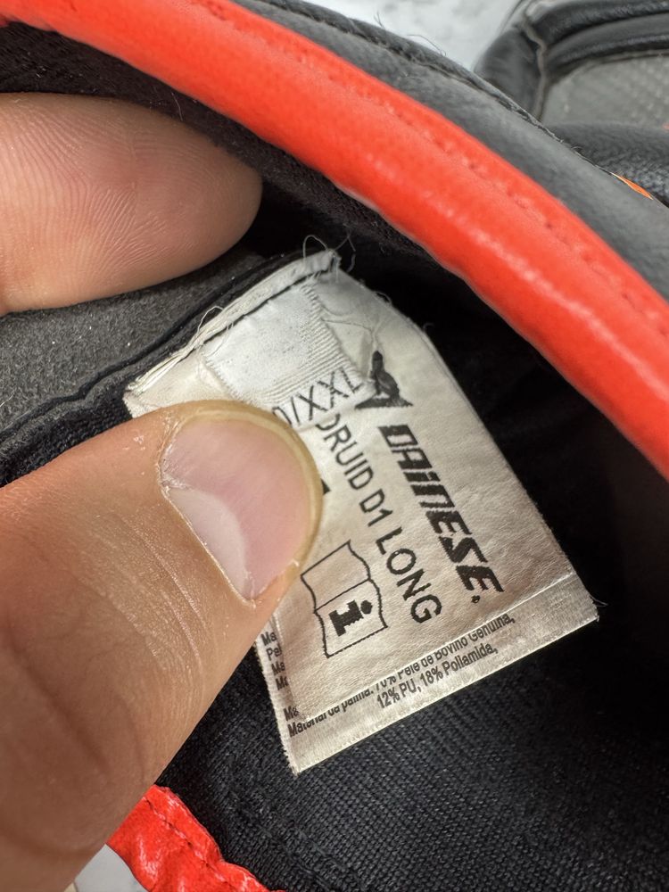 Rękawice Motocyklowe Dainese XXL Druid D1 Long Carbon Alpinestars Rst