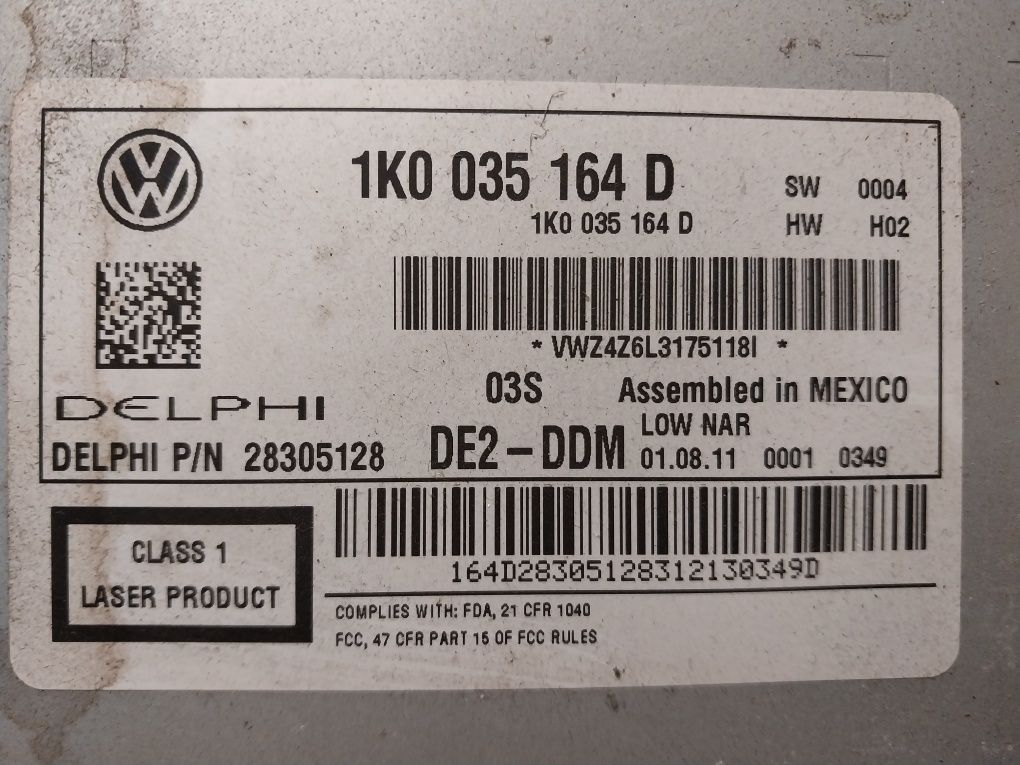 Штатная магнитола Volkswagen