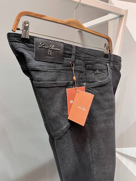 Джинси Loro Piana чорні чоловічі джинси лоро піана чорні чоловічі