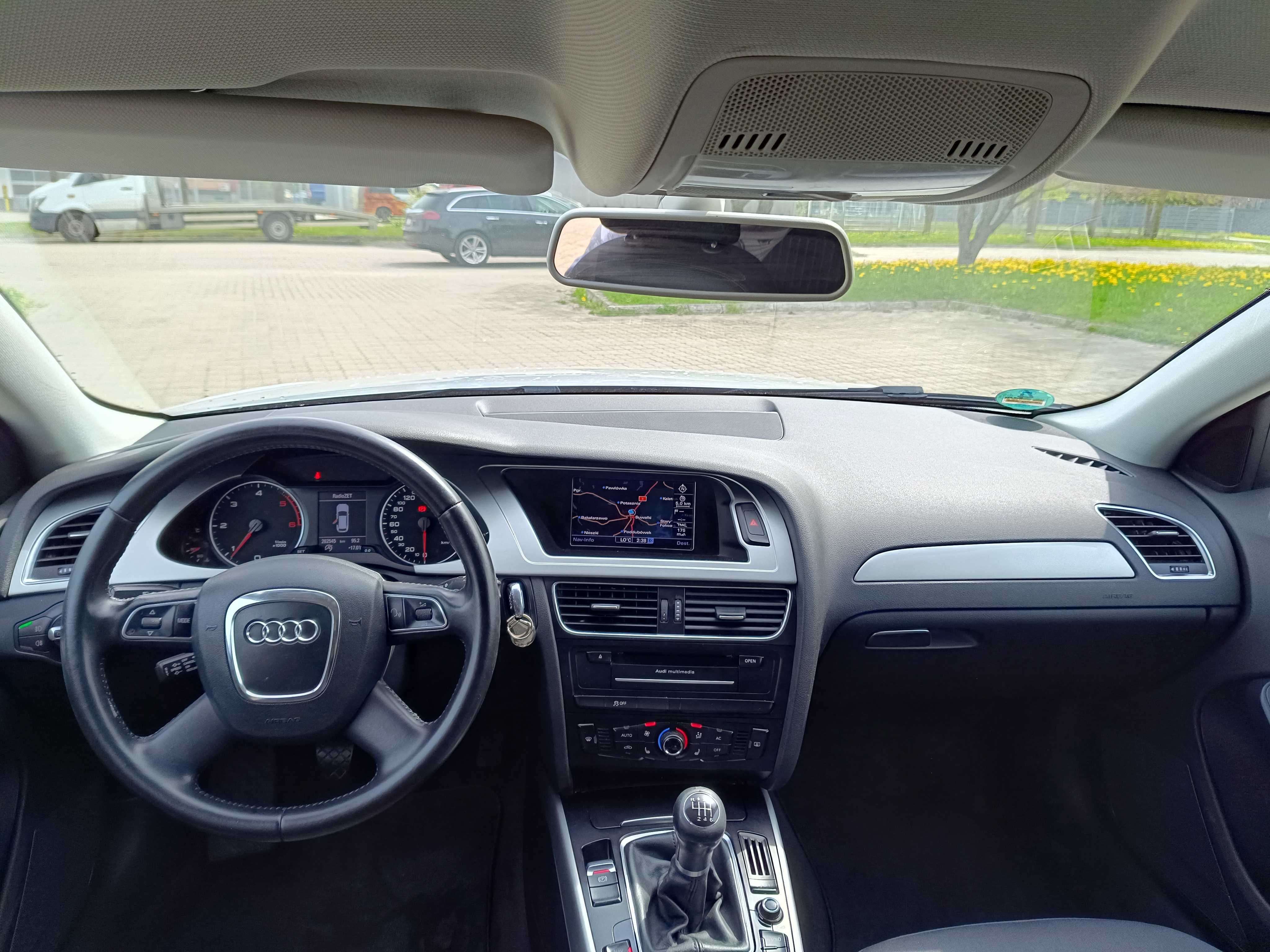 Audi A4 2.0 TDI 143 KM xenon ledy kolorowy FIS z NIEMIEC świeżo sprow