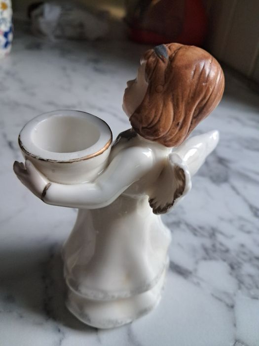 Статуетка ангел-підсвічник