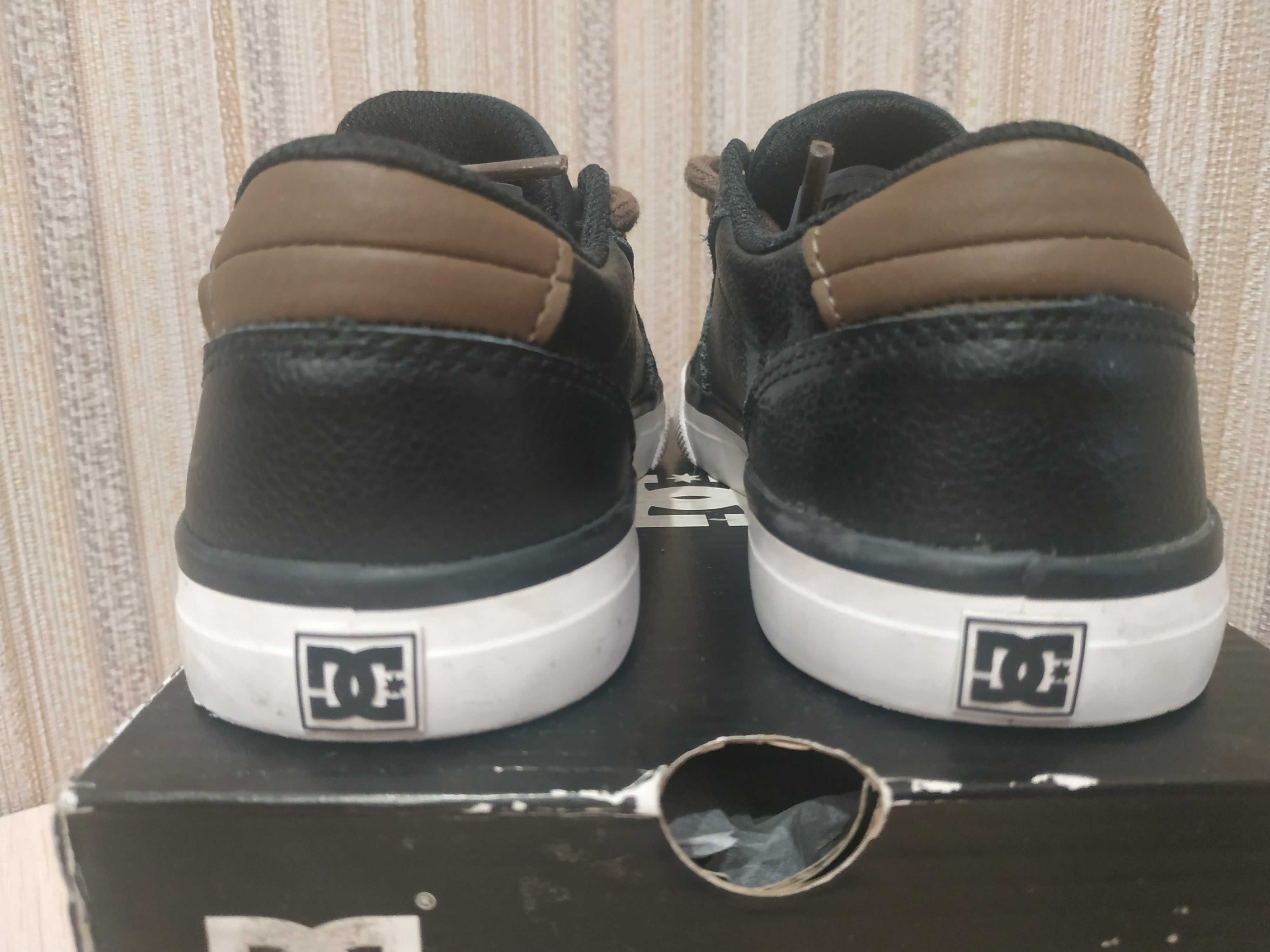 Шкіряні черевики кеди снікерси DC Shoes, р.30.5