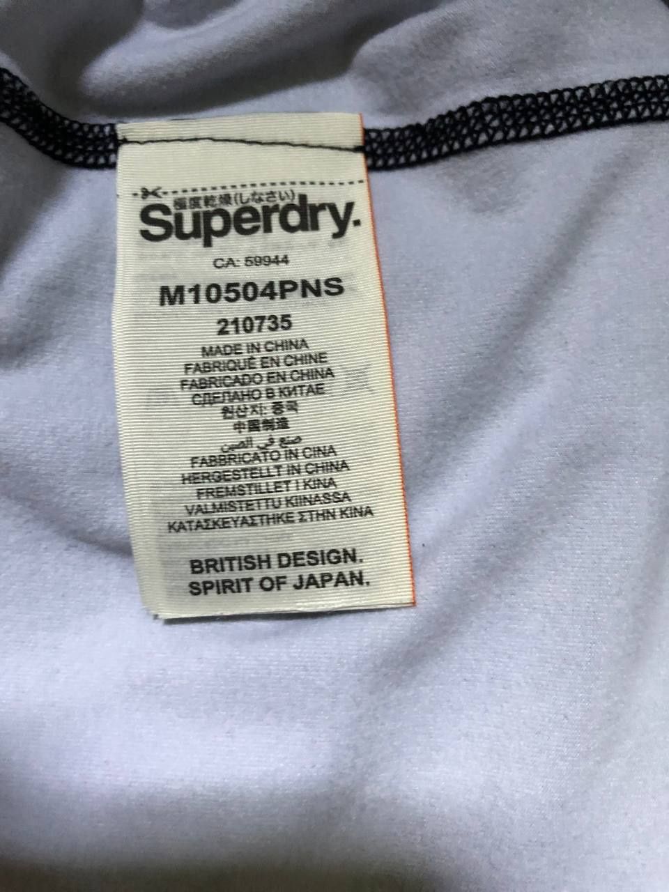 Футболка superdry sport