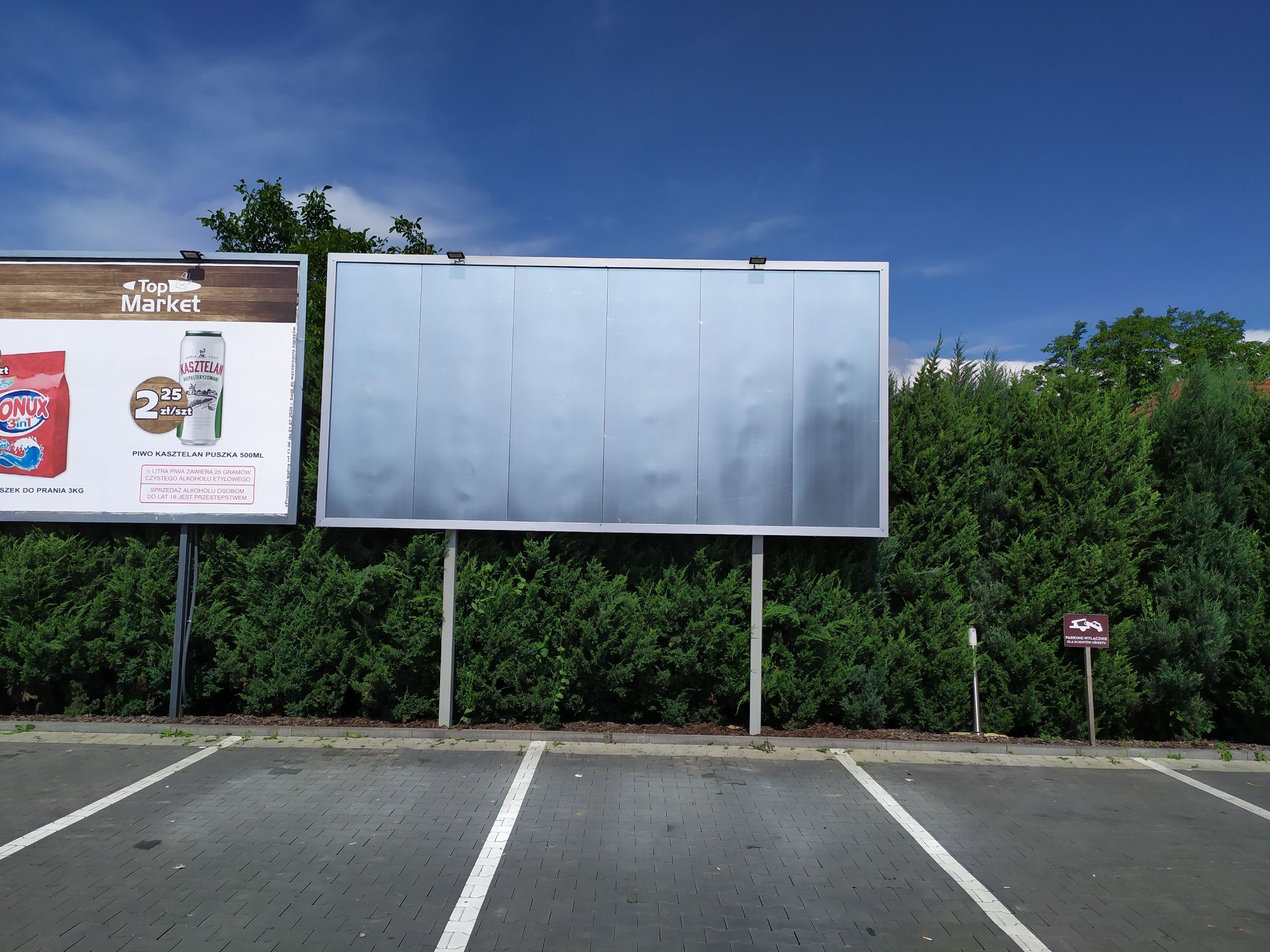 Billboard bilbord tablica reklamowa baner szyld konstrukcja reklamowa